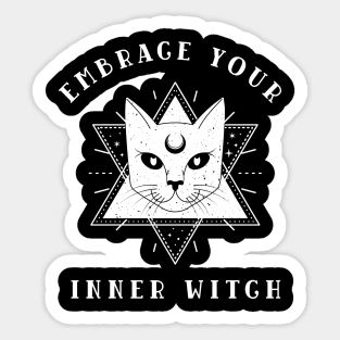 embrace your inner witch Sticker